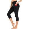 SOMER Capri Leggings for Women High Waisted Capri Leggings with Pockets for Women Yoga Pants with Pockets for Women