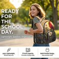 thumbnail image 2 of Xoenoiee Cardinal Daisy Flower Print Backpack for Kids School Bag 3-in-1 Bookbag Set with Lunch Box Pencil Case for Teen Girls Boys Schoolbag Elementary Preschool Bookbag Satchel Travel Daypack, 2 of 6