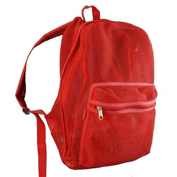 Harvest LM184 Red Mesh Backpack 18 x 14 x 6 in. Walmart