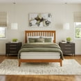 thumbnail image 2 of Mission Queen Solid Wood Foundation Bed in Light Toffee, 2 of 24
