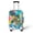 Monstera Deliciosa Ferns, variant on HELLHERO Tropical Fronds Print Luggage Cover Easy Washing Bottom Zipper Polyester Ammonia Suitcase Cover for Travel Outdoor