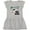 AC-Heather Grey, variant on Inktastic Out of This World Big Sister Astronaut in Space Girls Toddler Dress