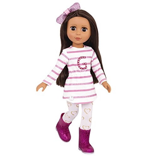 Muñeca moderna con purpurina Glitter Girls Sarinia 14 posable con ropa