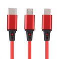 thumbnail image 4 of Cable, cable de carga telescópico 3 en 1 tipo cable C para IOS de alta capacidad, 4 of 9