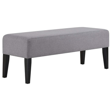 bench gray fabric bedroom urban contemporary grey living modern eei lgr modway upholstered 2556 connect light