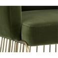 thumbnail image 3 of Sunpan Gala 19.5" Modern Fabric Dining Armchair in Forest Green, 3 of 8