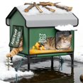 thumbnail image 1 of Casa para gatos exterior calefactable Apasiri, resistente a la intemperie y aislada, 1 of 8
