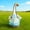 Sky Blue, variant on 17Inch Large White Goose Outfit & Decoration Set - Colorful Green Blue Sky Blue Spring Porch Holiday Themed - For Outdoor Porch Decor, Indoor Home Decor, Holiday Celebrations,