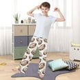 thumbnail image 5 of joogoo Retro Football Pajama Pants Pj Bottoms Sleepwear Lounge M, 5 of 9