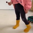 thumbnail image 3 of URMAGIC 3-8 Years Toddler Girls Fall And Winter Cute Bear Print Regular Fit Stretch Leggings children Ankle Lounge Pants, 3 of 5