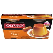 Kozy Shack Gluten-Free Crème Caramel Flan Snack Cup, 4 Oz., 2 Count