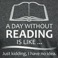 thumbnail image 3 of CafePress - Book Lover Gifts A Day Without Reading Is Like.. - Mens Tri-blend T-Shirt, 3 of 4