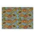 thumbnail image 1 of Harvest Cutting Board, Agriculture Theme Vegetable Pattern Corns Pumpkins and Sunflowers, Decorative Tempered Glass Cutting and Serving Board, Small Size, Orange Yellow Pale Blue, by Ambesonne, 1 of 1