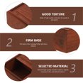 thumbnail image 2 of MasteelfCA 1Pc Incense Box Square Hollow Rosewood Practical Incense Burner (Dark Red), 2 of 7
