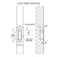 thumbnail image 4 of Cerradura de puerta invisible dormitorio silenciosa cerradura plana interior sin manija antibloqueo, 4 of 11