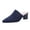 Blue, variant on Women’s Soft Knit Sandals Fashion Pointed Toe Chun𝗄𝗒 Slippers Summer Breathable Mesh Slides Comfortable S𝗅ip On Dress Pa𝗋t𝗒 Shoes Backless Daily Mule Sandles