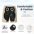 thumbnail image 5 of Haiem Owl with Mandala Mens Swim Trunks with Compression Liner 2 in 1 Swimming Shorts Stretch Swimwear Quick Dry,Board Shorts-3X-Large, 5 of 9