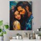 thumbnail image 4 of Qisvanset 12x16 Inch Jesus Comfort Hug Canvas Wall Art, Warm Religious Painting Faith Gift For Women Home Decor, 4 of 8