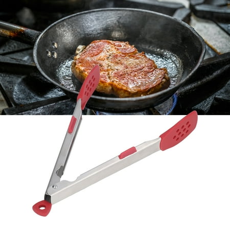 

Amonsee Cooking Clamp Easy To Rust Resistant Food Tong High Temperature Resistant For Restaurant