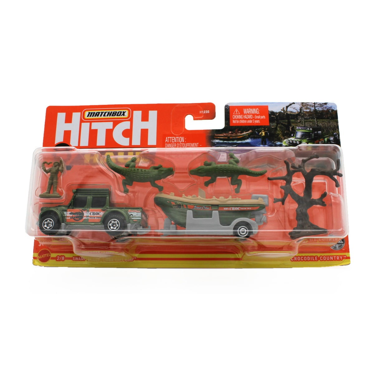 Matchbox Hitch & Haul Playset, Crocodile Country