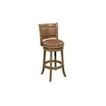 thumbnail image 2 of Boraam Augusta 26in Counter Height Swivel Wood Kitchen Bar Stool, Distressed Sandrift, 2 of 10