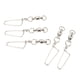 thumbnail image 1 of Swivels de Rodamiento de Bolas, 20 piezas de acero inoxidable de acero inoxidable Pesca de Alta Resistencia Snap Swivels versáLes de Bloqueo Rápido para Agua Dulce, 1 of 7