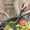 thumbnail image 4 of KitchenAid 3-Piece Cooking Utensils Set with Ergonomic Handles, Black, 4 of 15