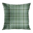 thumbnail image 1 of BOSDECO Green Border Tartan Plaid Pattern Traditional Checkered for Digital Yellow British Check Chequer Country Pillow Case Pillow Cover 20x20 inch, 1 of 1