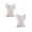 White*2pc, variant on Pink Bow Vase Coquette Ceramic Vase – 6.1 x 4.7 in Decorative Pen Holder Makeup Brush Holder for Women, Contemporary Design Home Office Shelf Table Decor, Christmas Gift,pink flower vase