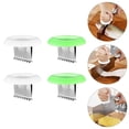 thumbnail image 2 of HLONK Cutter Helper 4pcs Chicken Cutter Holder Stainless Steel Meat Cleaver Kitchen Gadget(2.36X2.36X1.38Inch), 2 of 10