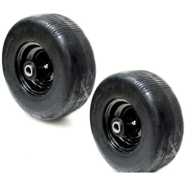 PROVENPART 2 Pack Front Solid Puncture Proof Tire Assembly Replaces Stander 72460026 No Flat 11x4x5