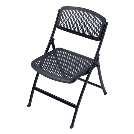 Zeusulo Chairs,Folding Chair, 18-8 Steel, Black