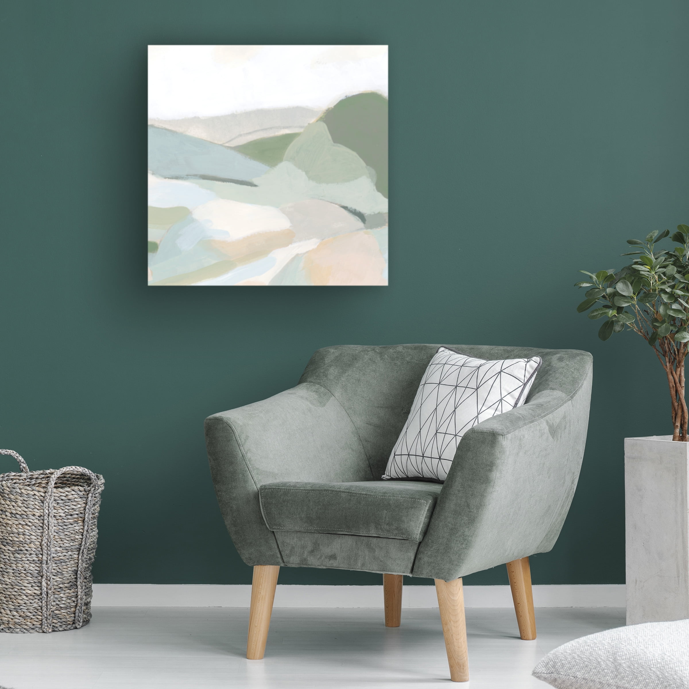 June Erica Vess 'Tonal Vista IV' Canvas Art