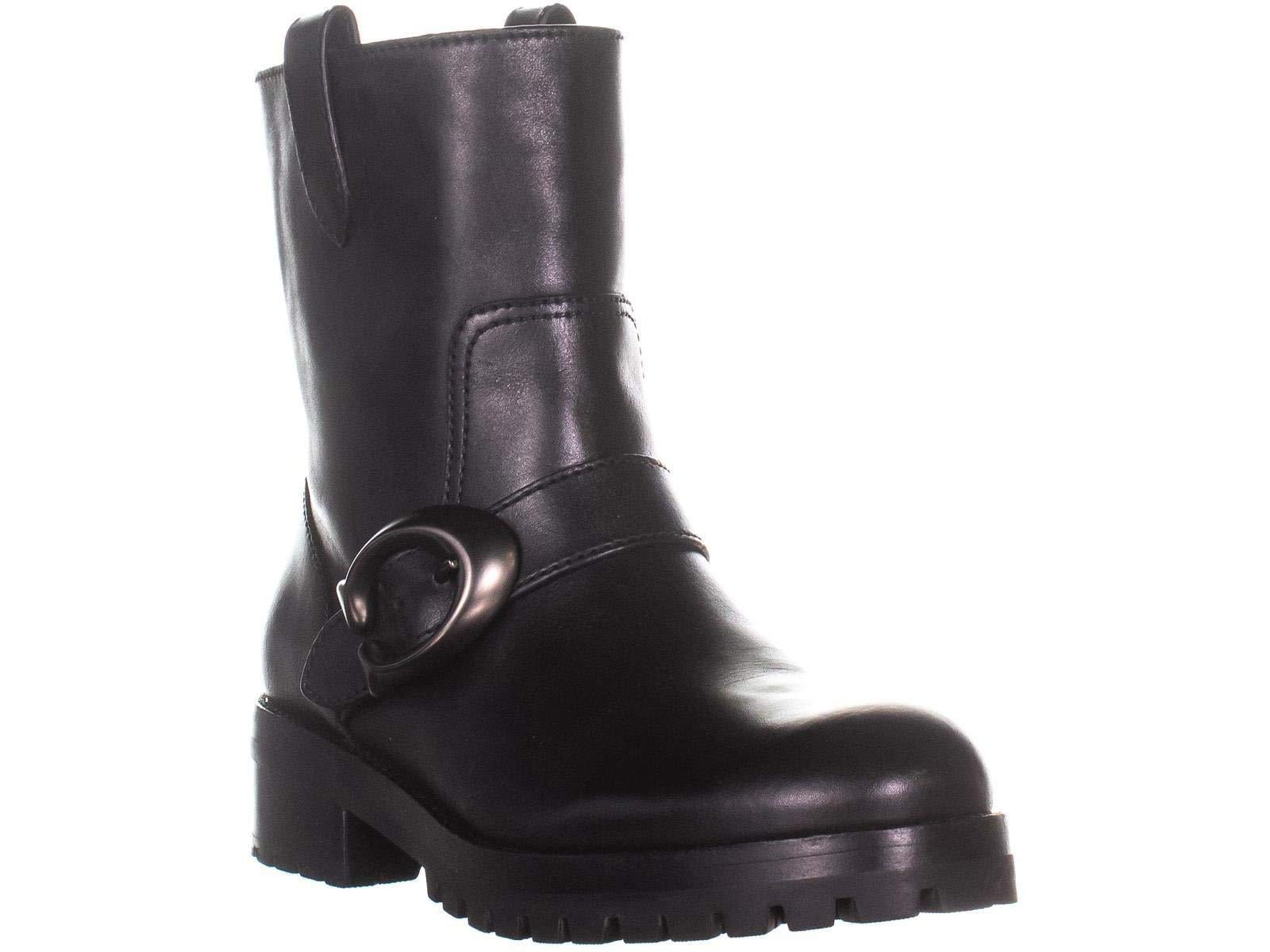 coach signature buckle bootie