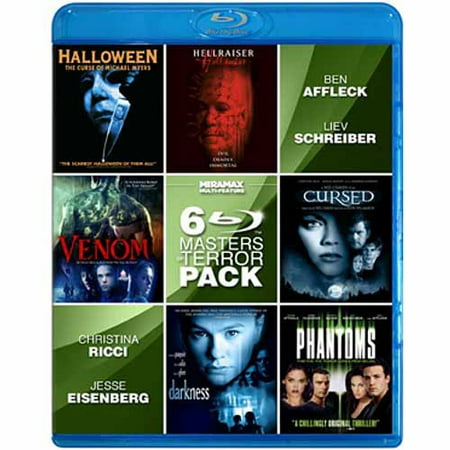 Masters Of Terror, Vol. 2: Halloween: Curse Of Michael Myers / Hellraiser: Hellseeker / Darkness / Phantoms / Venom / Cursed (Blu-ray) (Widescreen)