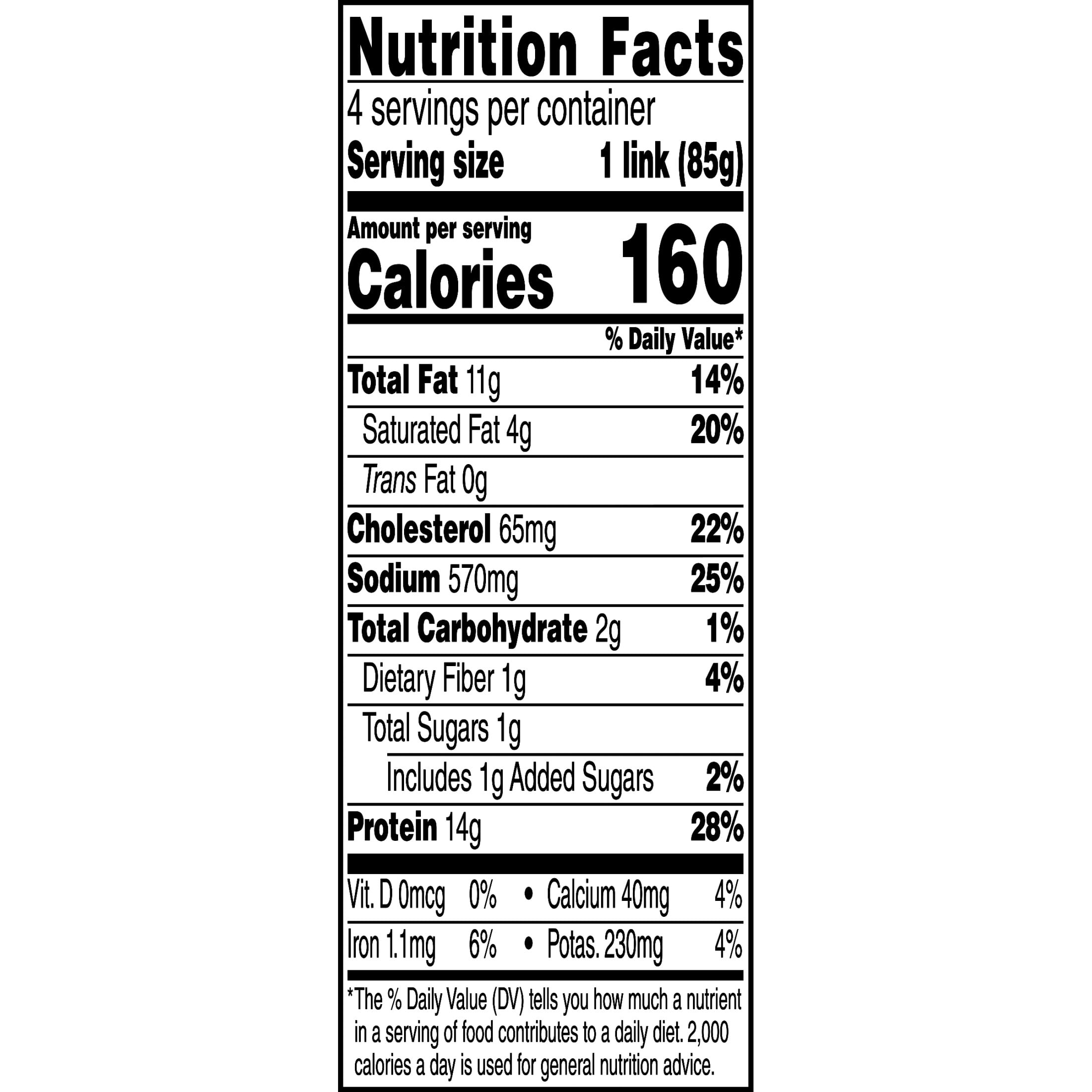 Aidells Italian Style Smoked with Mozzarella Cheese Chicken Sausage Links, 12 oz, 4 Count
