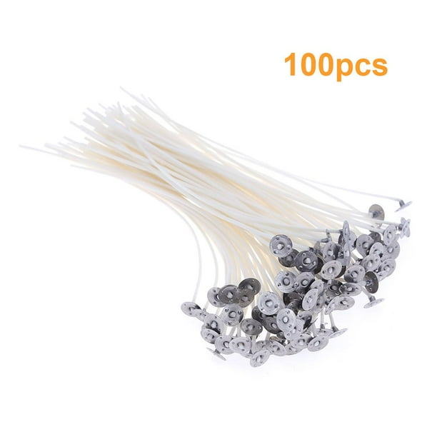 Mechas Para Velas 100 Uds. De mechas para velas fabricación DIY lámpara de queroseno línea de cera suministros de fiesta de algodón puro Sywqhk Libre de BPA