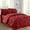 Wine Red, variant on Elegant Comfort 8-Piece Pinch Pleated Comforter Set - All Season Bed in a Bag, Includes Smart Sheet Set, Bed Skirt, Comforter, Pillowcases & Shams, King/Cal King, Wine Red