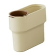 thumbnail image 4 of TISHITA Trash Can with Detachable Garbage Can Bucket Waste Basket Easy Waste Sorting Wastebasket for Table Entryway Bathroom Yellow, 4 of 8