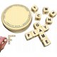 thumbnail image 1 of Juego de solitario de crucigramas, dados de solitario de crucigramas, juego de Scrabble con estuche, 1 of 4