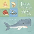 thumbnail image 2 of Marrott, Stephanie 26x26 Gold Ornate Wood Framed with Double Matting Museum Art Print Titled - Love as Deep as the Sea, 2 of 4
