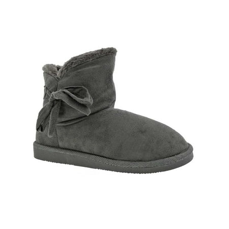 

Bellini Ace Women s Short Microsuede Winter Bootie In Grey Microsuede