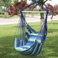 thumbnail image 1 of Swing Chair Comfort Hanging Hammock Rope Swing Chair Softs Indoor/Outdoor Hanging Rope Hammock Chair Swing Seat, 1 of 8