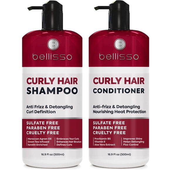 Set de champú y acondicionador Bellisso Curly Hair Defining