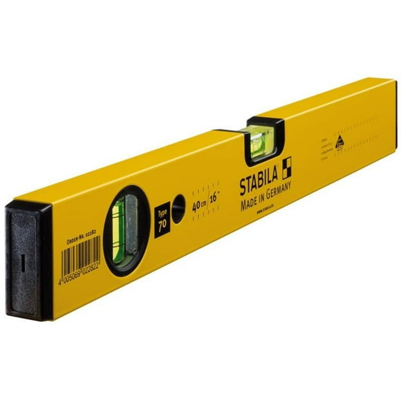 Stabila - 70-40 Single Plumb Spirit Level 2 Vial 40cm