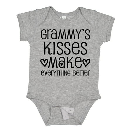 

Inktastic Grammy Kisses for Granddaughter Gift Baby Girl Bodysuit