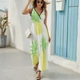 thumbnail image 5 of Lunarable Pineapple Sleeveless Dress Female Clothing Dress Women Summer 2025 Dress, 5 of 6