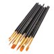 thumbnail image 1 of 10 pinceles de pintura para artistas mango de madera de pelo de nailon pincel, 1 of 8