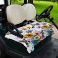 thumbnail image 2 of Golf Cart Seat Covers for 2 Seater,Hummingbird Microfiber Cart Seat Towel Blanket,Spring Farmhouse Oil Painting Sunflowers Absorbent Breathable Non Slip Bench Seats Protector for Golf Course 51"x31", 2 of 9
