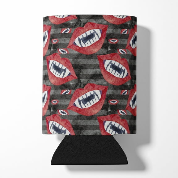 Watecolor Halloween Vampire Teeth Can or Bottle Hugger